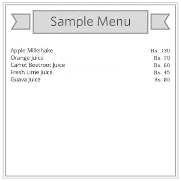 Juicewala menu 