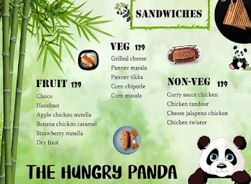 Hungry Panda menu 