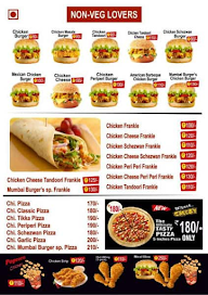 Mumbai Burger menu 2