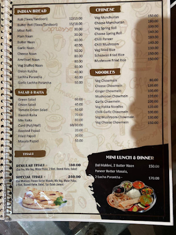 Ganesha Restaurant menu 