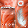 Orange Feather Launcher Theme icon