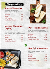 Absolute Shawarma menu 2