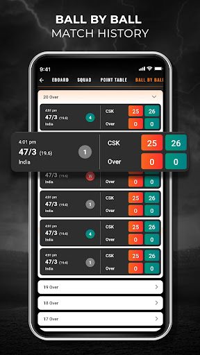 Screenshot Falcon Cricket Live Line