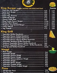 Coffee King Statue Circle menu 1