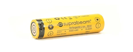 Batteri Suprabeam 18650 3000 mAh