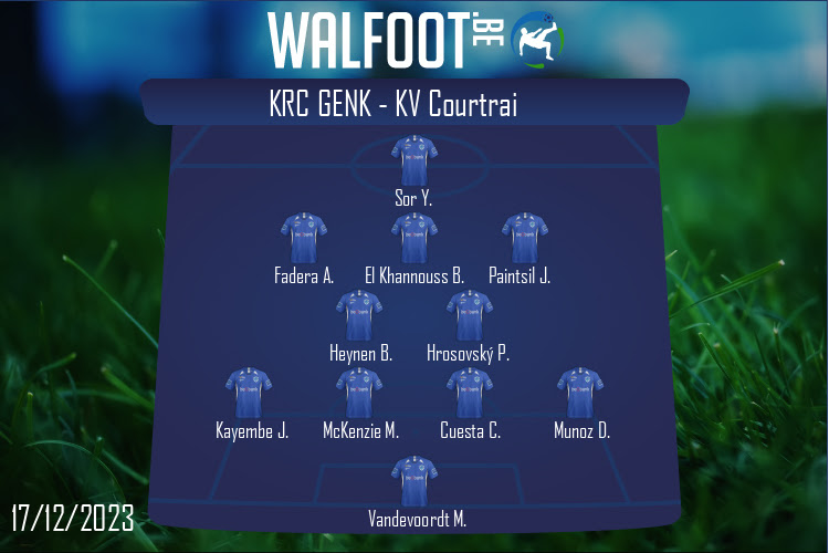 KRC Genk (KRC Genk - KV Courtrai)