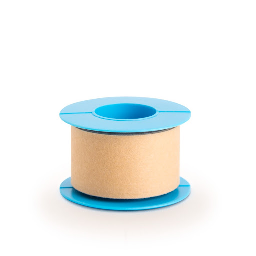 Adhesivo Rela microporoso color beige 2,5 cm x 4,5 m  