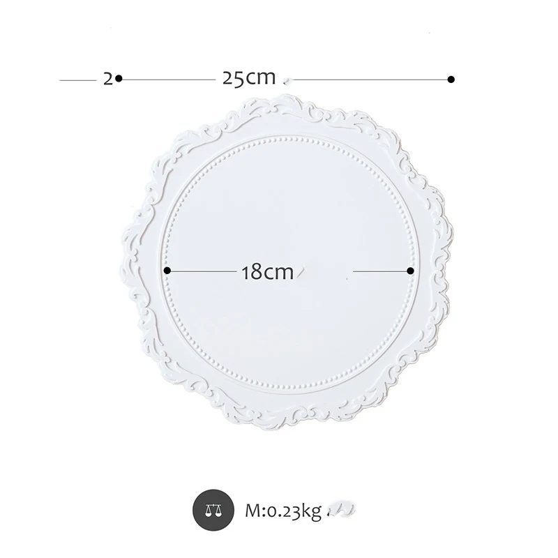 Internet Celebrity Coffee Shop Dinner Plate for serving coffee, cakes, and snacks. Ideal for bakeries, afternoon tea, an