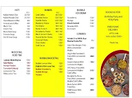 Bulb Cafe menu 1