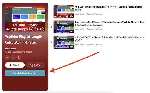 YTExplore - Calculate Playlist Duration