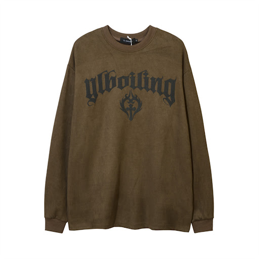 Title 6, Mens Cross Printed Long-sleeved T-shirt. Exper...