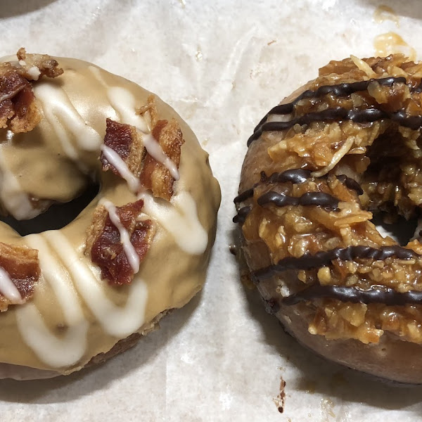 Flourless Maple Bacon & Samoa