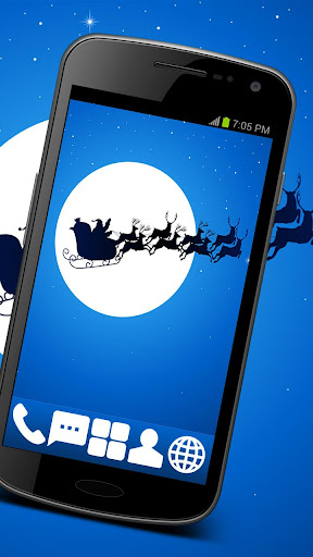 Santa's Gift GO Launcher Theme