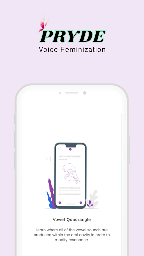 Screenshot PRYDE Voice and Speech Therapy