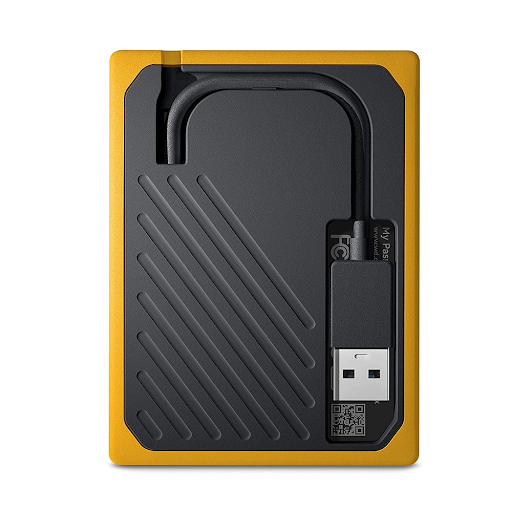 Ổ cứng di động SSD WD My Passport GO 1TB (vàng) USB 3.0 (WDBMCG0010BYT-WESN)