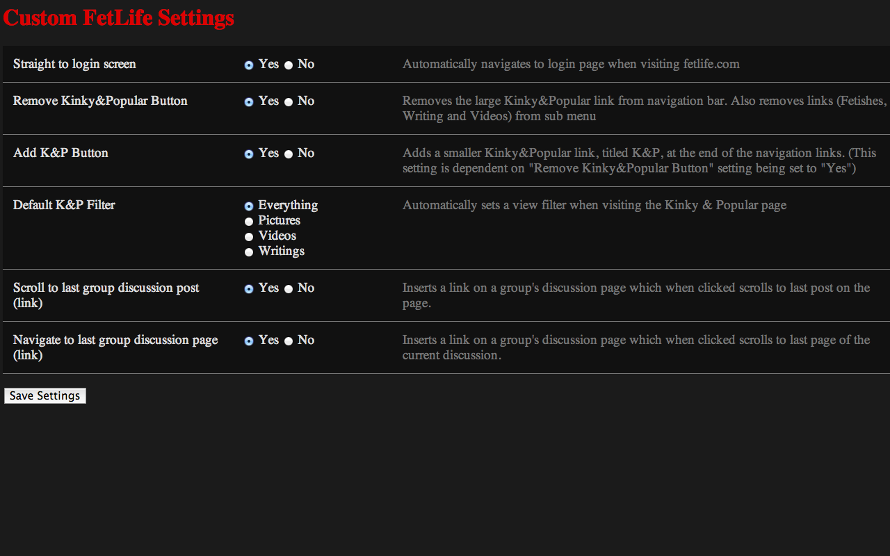 Custom Fetlife Preview image 0