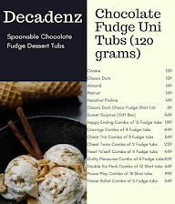 Decadenz menu 4