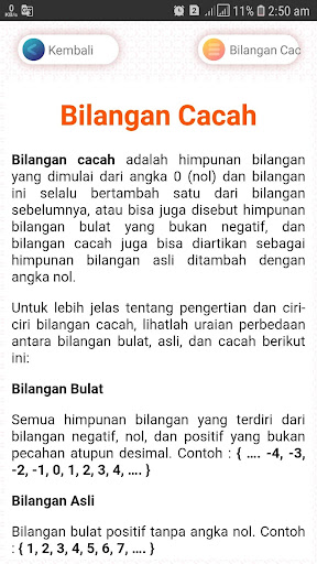 Rumus Matematika SD Kelas 1 - 6