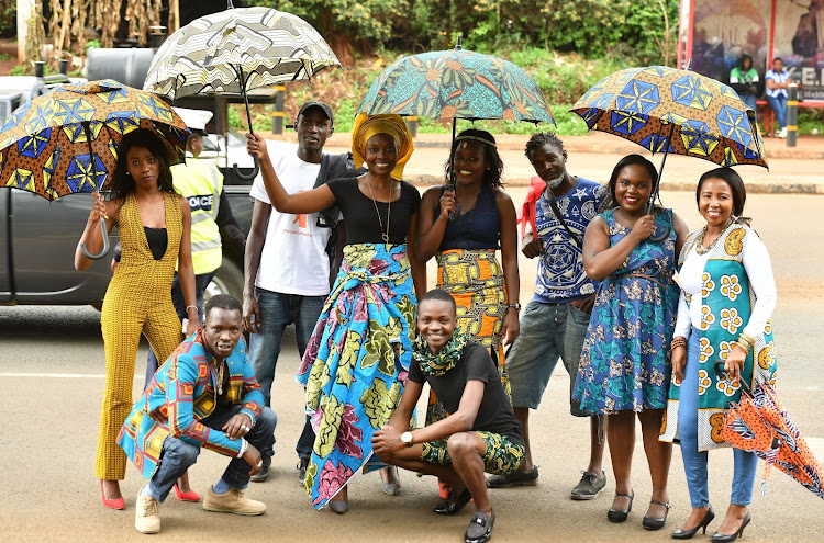 A rich mix of African-themed colours on display