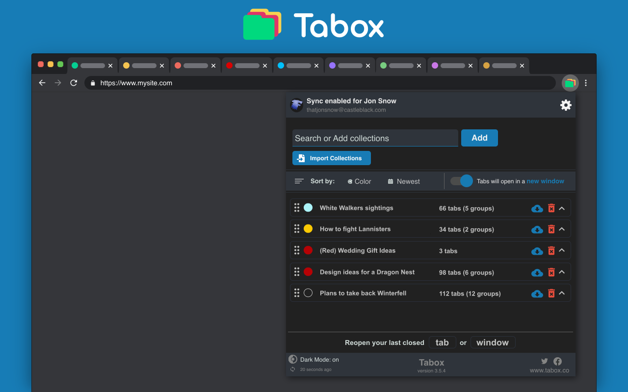 Tabox - Save and Share Tab Groups Preview image 7