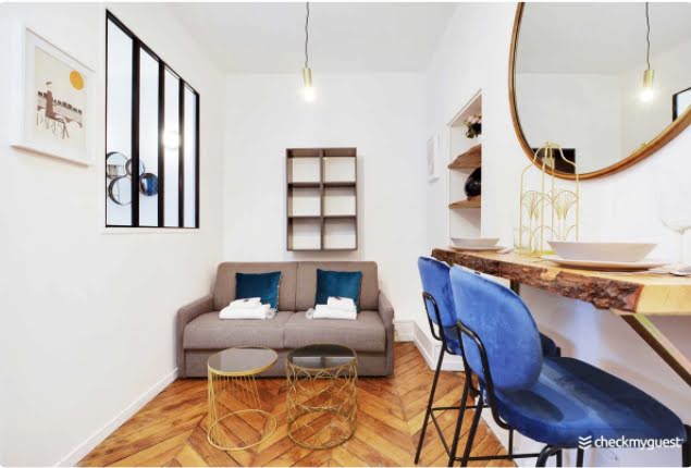 Location meublée appartement 2 pièces 23 m² à Paris 20ème (75020), 1 667 €