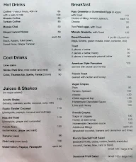 Anokhi Garden & Cafe menu 1