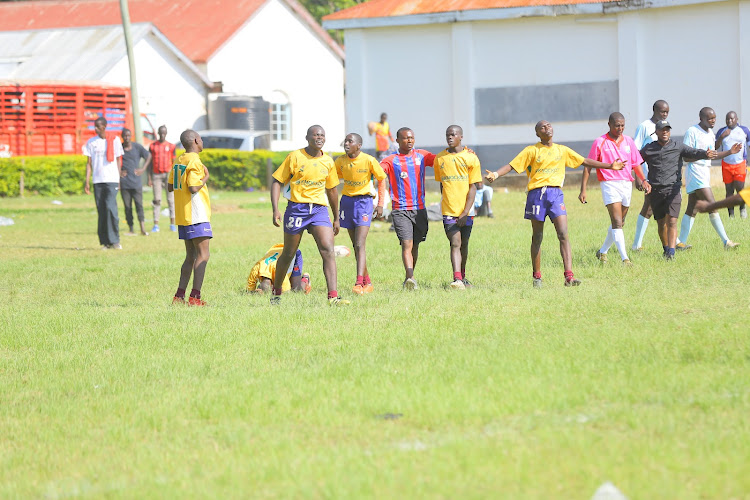 Nduru Boys during the Nyanza region championship at Asumbi TTC