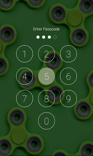 Fidget Spinner Lock Screen Pin Pattern Spinner