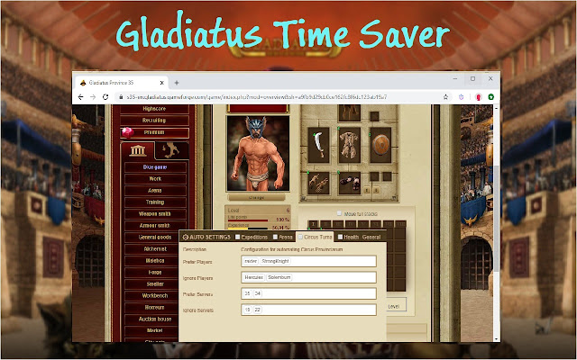 Gladiatus Saver V3