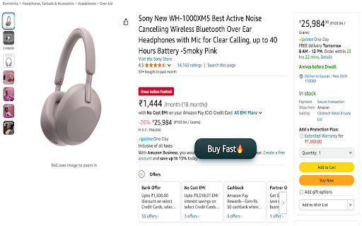 Amazon Flipkart Auto Checkout - Buy Fast 🔥