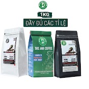 1Kg Cà Phê Rang Mộc Tất Cả Các Tùy Chọn Robusta Và Arabica - Nguyên Chất Xay Dùng Pha Phin, Cafe Hạt Pha Máy, D Coffee