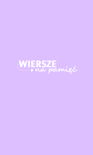 Wiersze na pamięć