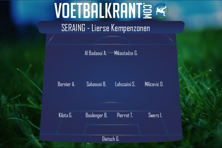 Opstelling Seraing | Seraing - Lierse Kempenzonen (07/11/2020)