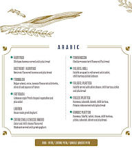 EPITOME - Global Dining & Ba menu 5