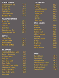 Drip The Cafe Bar menu 2