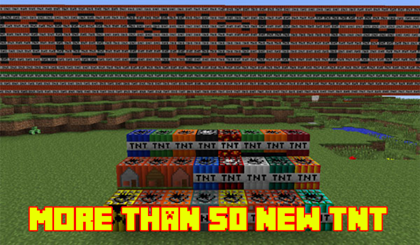Too much TNT mod mcpe Screen 1