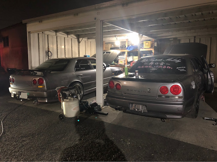 スカイラインのAPEXi N1ダンパー・車庫調交換・ニコイチ・初めてのフルタップ車庫調・スカポンに関するカスタム事例の投稿画像8枚目