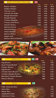 Tandoori Tales menu 1