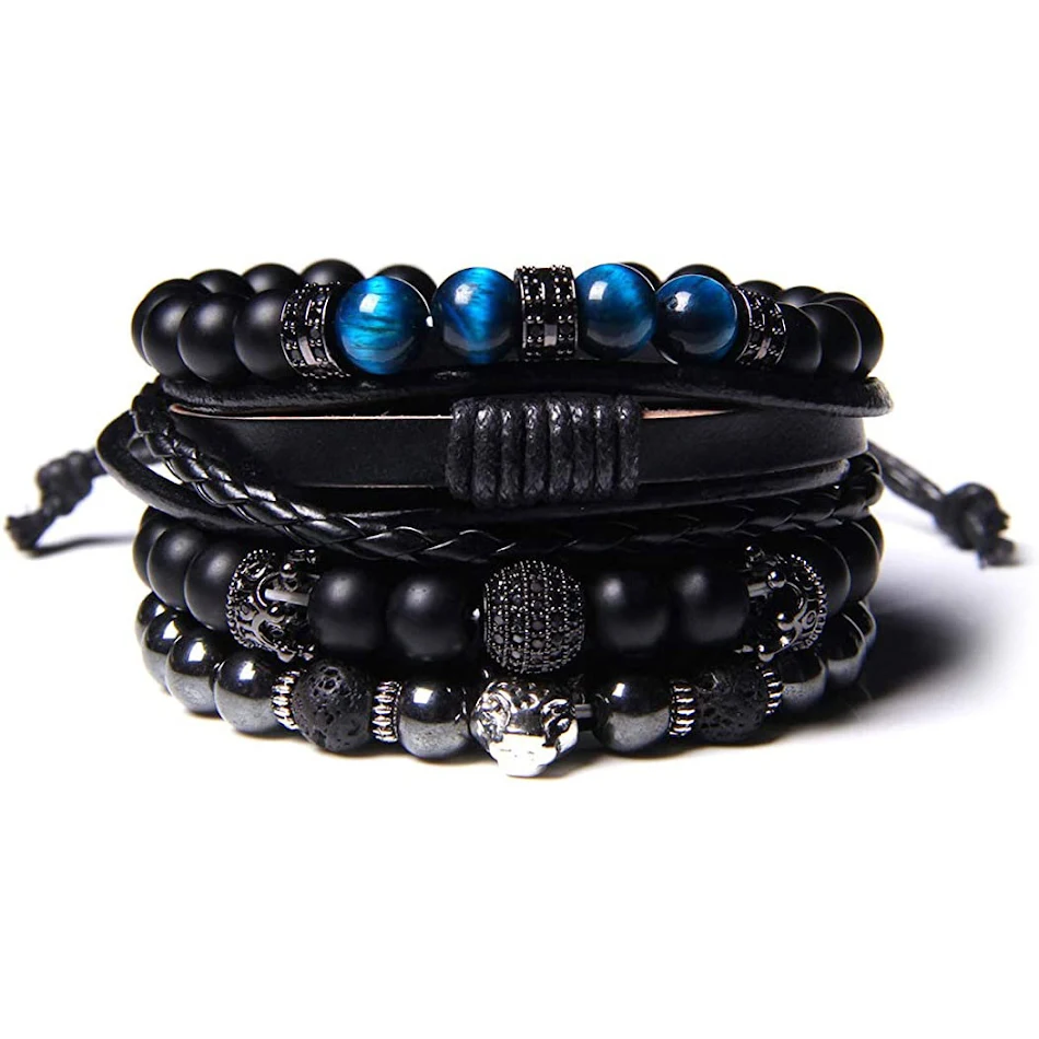 Mode Persoonlijkheid Lederen Armband Meerlaags Stijlvol accessoire voor dames en heren Veelzijdig design Perfect voor elke gelegenheid Unieke uitstraling