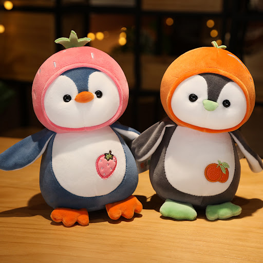 Title 7, Fruit Penguin Big Pillow Cute Doll, a soft and ...
