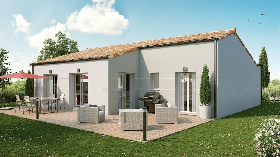 Vente maison neuve 4 pièces 90 m² à Longeville-sur-Mer (85560), 306 576 €