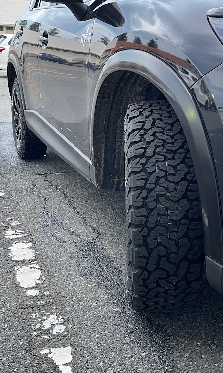 CX-5のKE系CX5・岩手・リフトアップ・グッドリッチA/T KO2・FDX-F7に関するカスタム事例の投稿画像6枚目