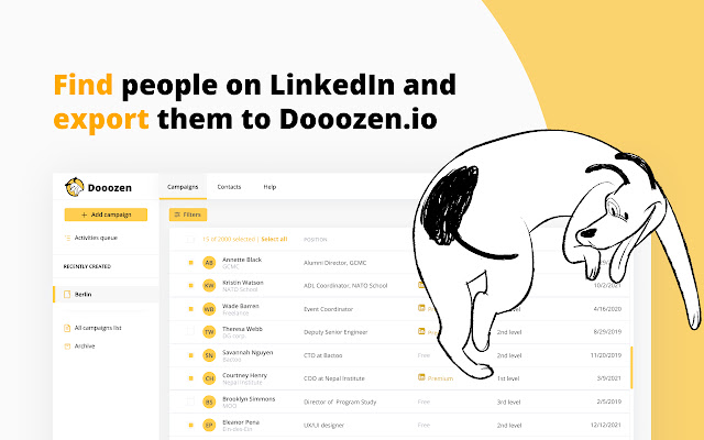 Dooozen.io || LinkedIn Automation Tool