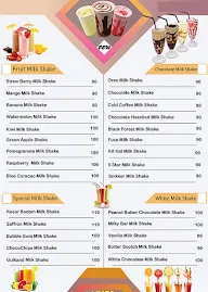 Milkshake Wala menu 1