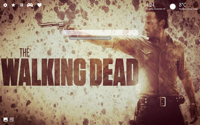 Walking Dead TWD HD Wallpaper Chrome Theme