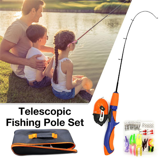 Title 3, Set Gun Handle Telescopic Lure Rod Fishing Gear...