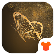 Glitter Golden - Butterfly Theme for Android 1.0.0 Icon