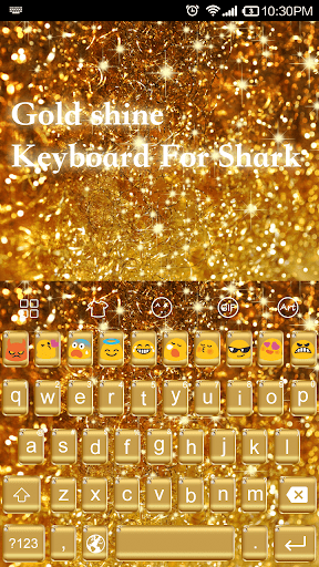 Gold Shine Keyboard-Emoji