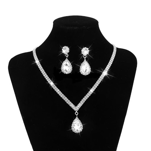 Title 4, Bridal Jewelry Set Stunning collection includin...