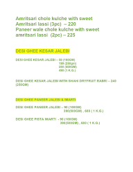 Sindhi Sweets & Confectioners menu 4